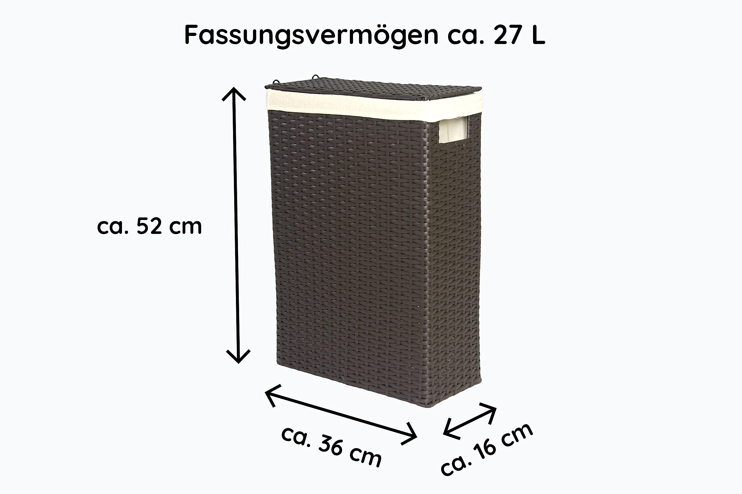 lycce-nischenw-schekorb-gr-e-1-kunststoff-geflecht-mit-stoffeinsatz-braun-36-x-1 image 2