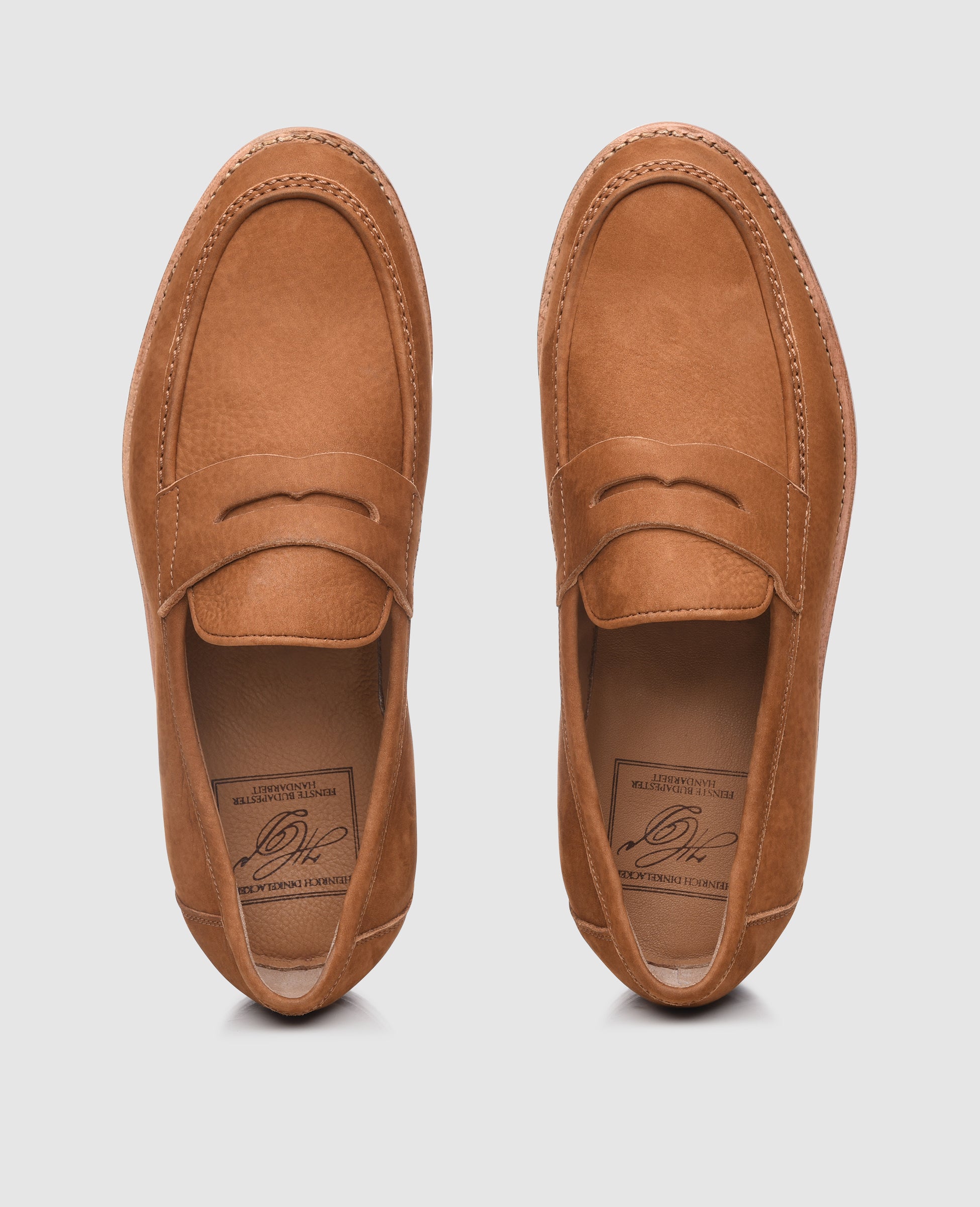 dinkelacker-wien-plain-bd-penny-loafer-natur-kalbsnubuk image 8