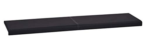 lycce-klemmkissen-sitzkissen-kunstleder-schwarz-115-x-38-cm-2-sitzer image 5