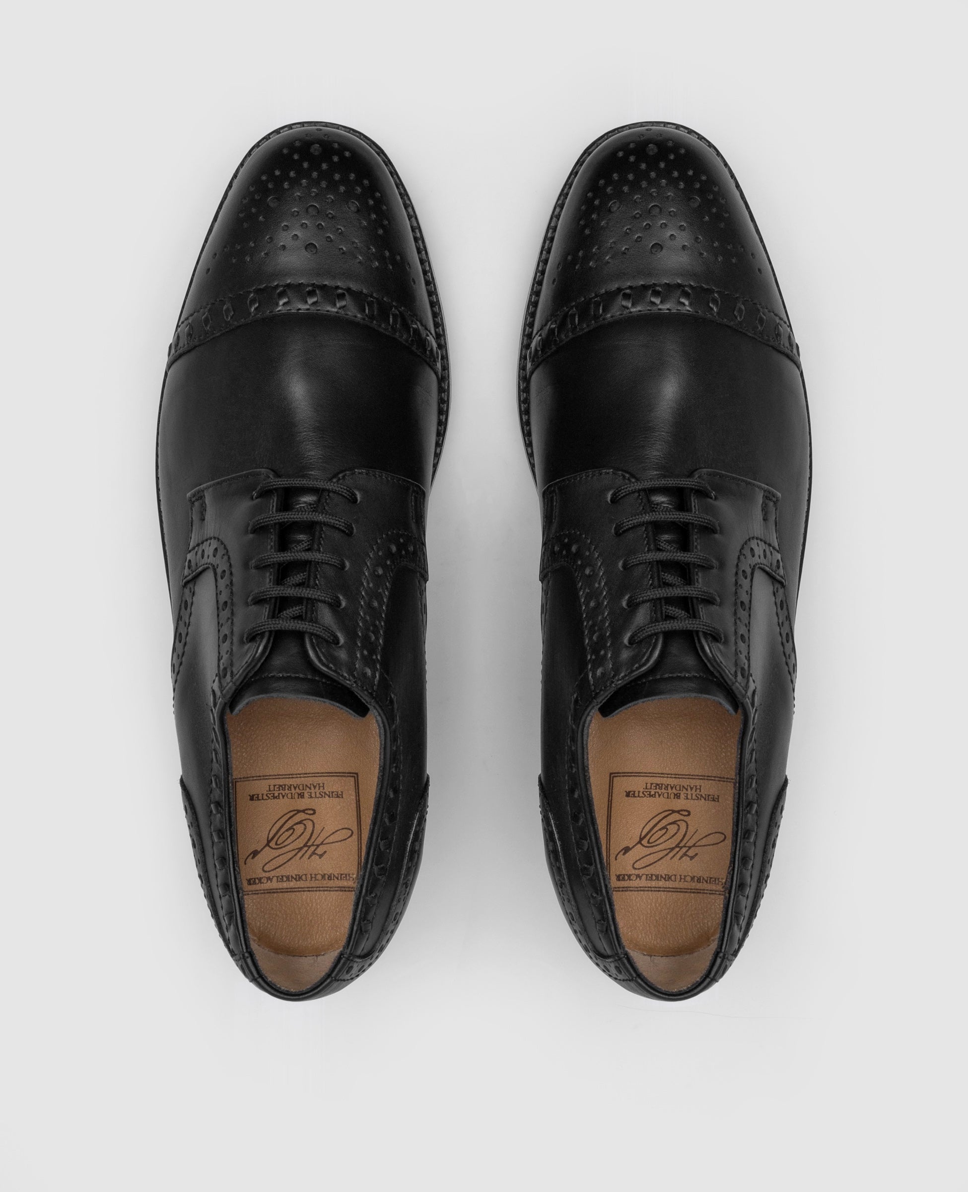 dinkelacker-london-half-brogue-sc-herrenschuh-schwarz image 6
