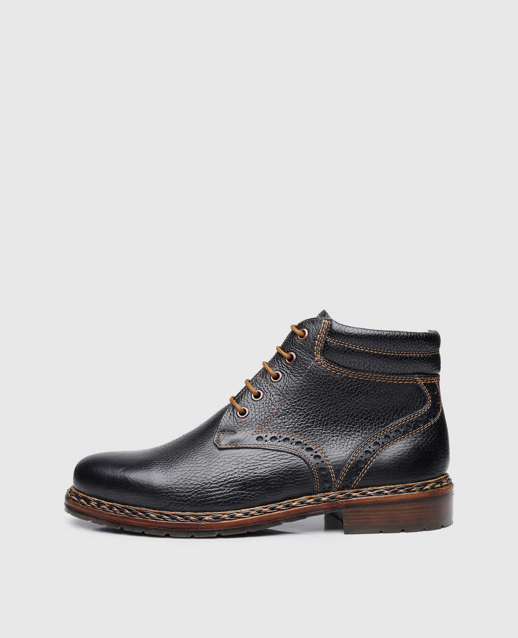 dinkelacker-buda-plain-az-boot-black-genarbtes-kalbsleder image 1