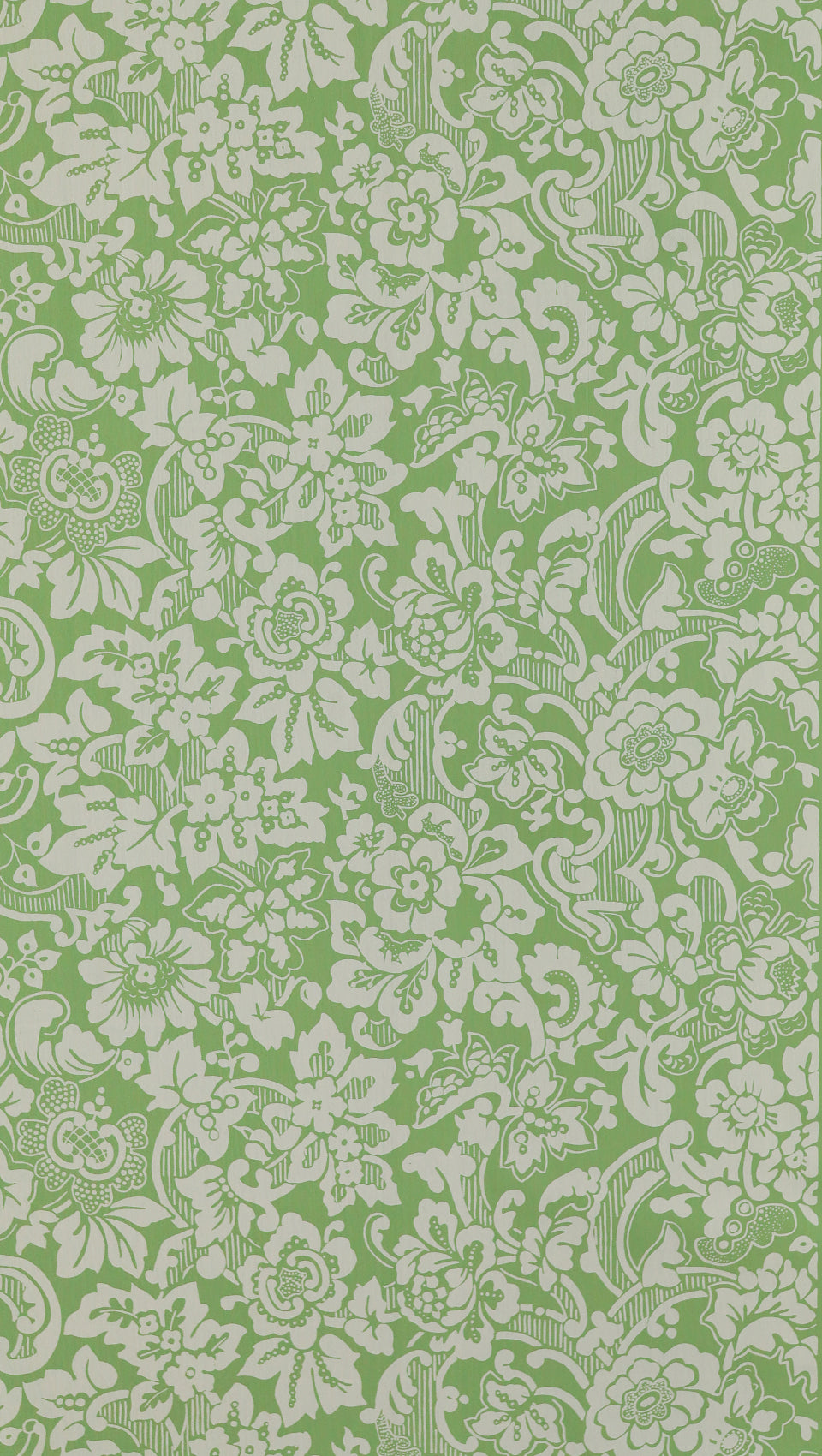 hembus-tapete-431-g-wei-e-blumenranken-papiertapete-hellgr-n-47-0-cm image 1