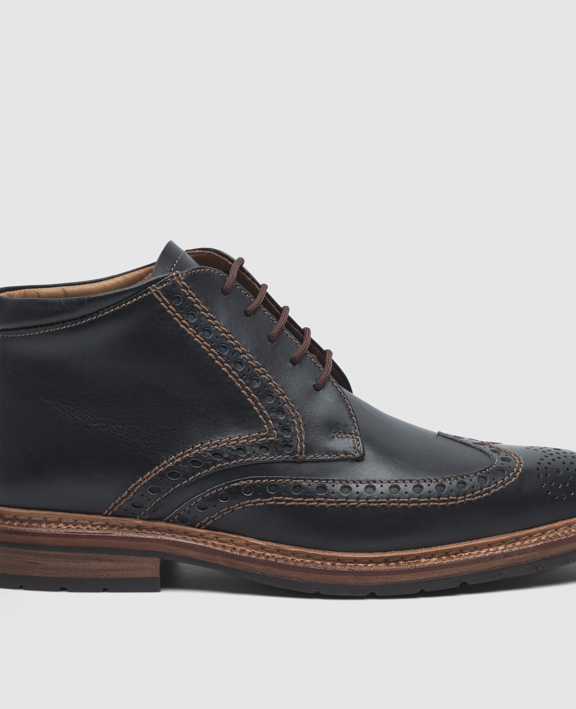 dinkelacker-luzern-full-brogue-sc-herren-stiefelette-schwarz image 5