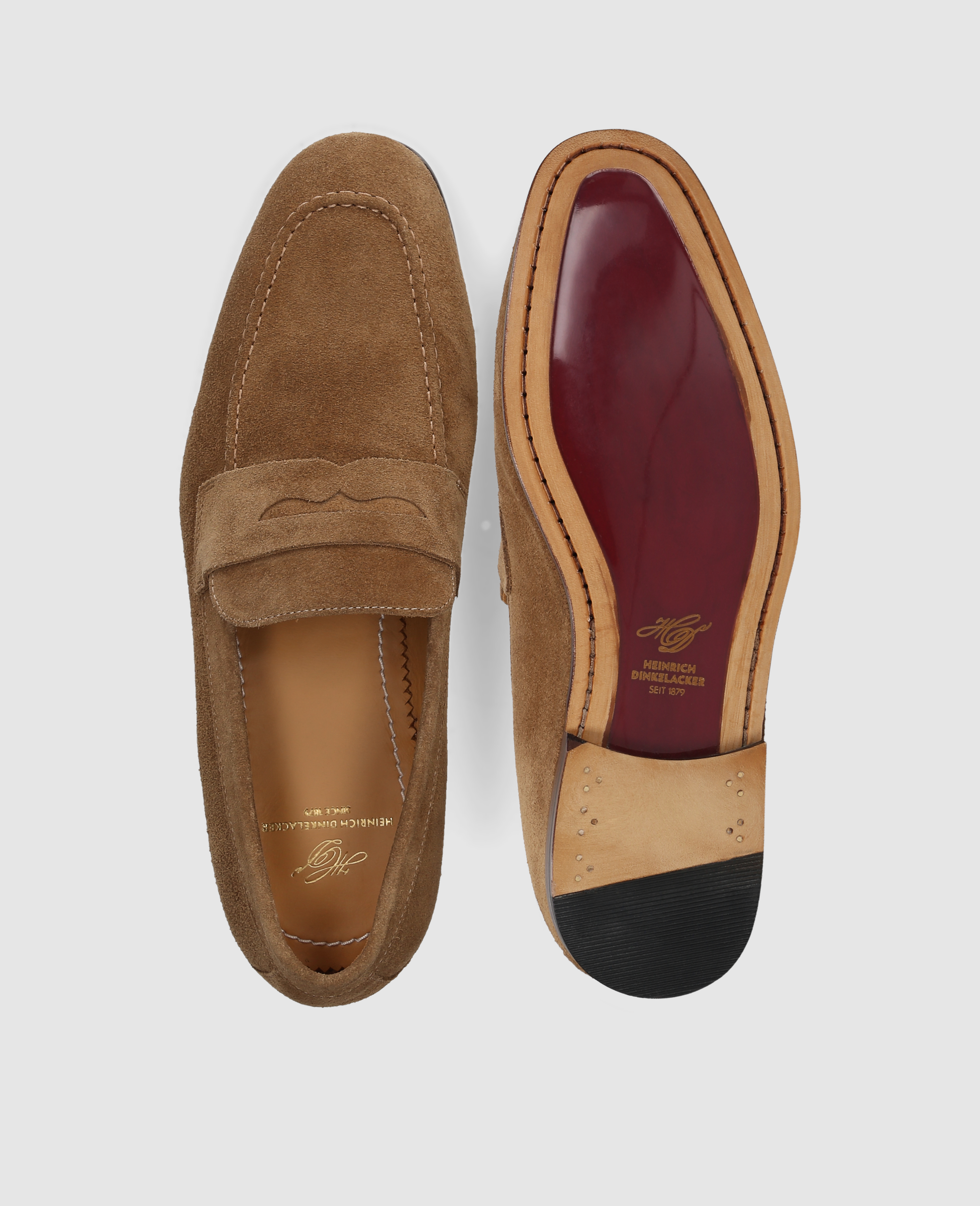 dinkelacker-amalfi-plain-v-loafer-braun image 8
