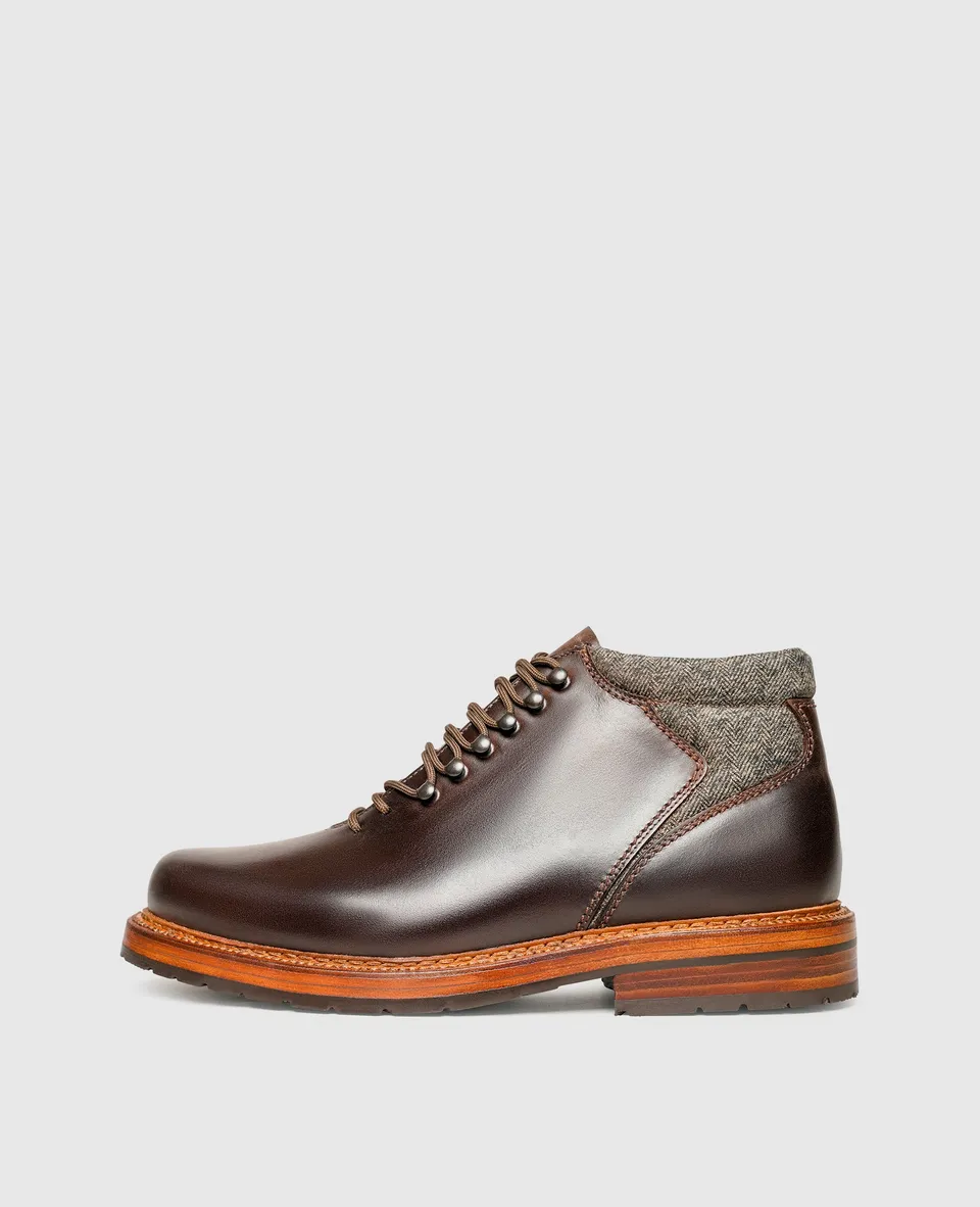 dinkelacker-rio-plain-h-herren-hiking-boot-mocca-schwarz image 1
