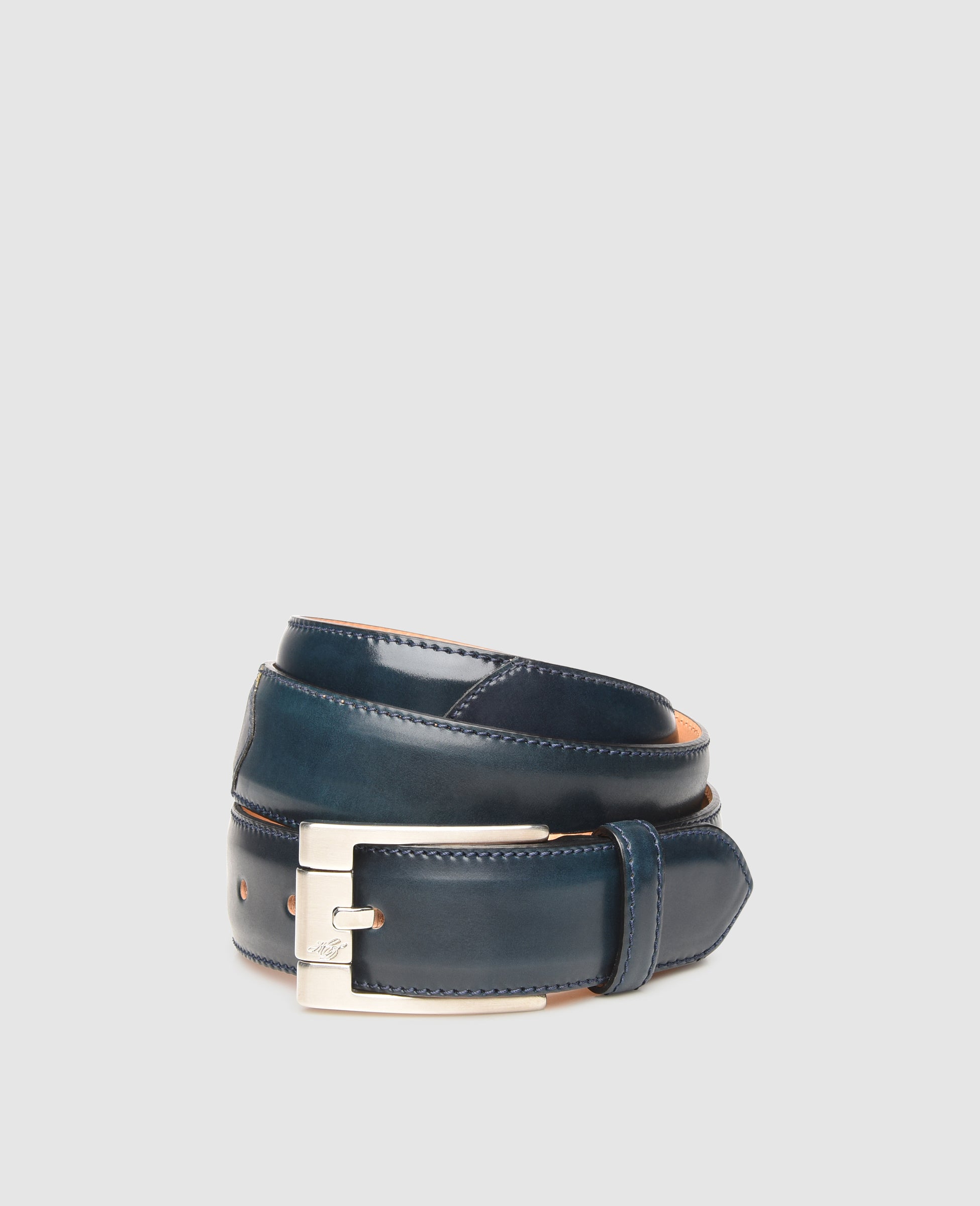 dinkelacker-bazil-plain-g-rtel-navy-shell-cordovan image 1