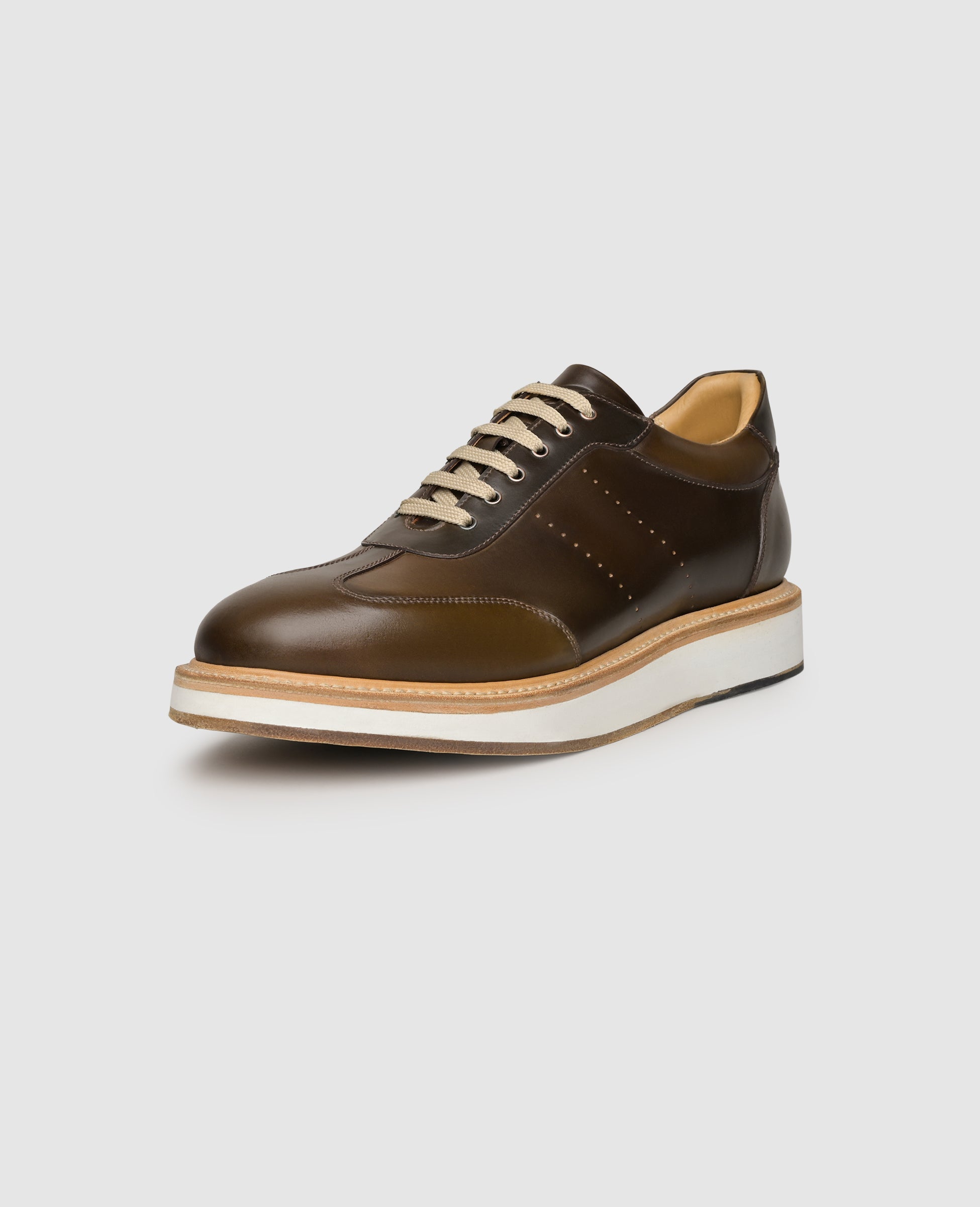 dinkelacker-london-sneaker-c-dark-cognac-rahmengen-hter-cordovan-sneaker image 7