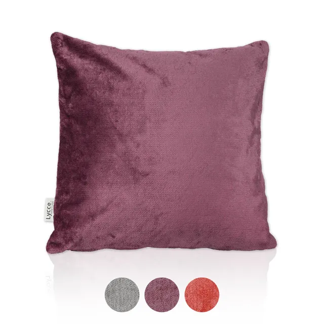 lycce-kissenbezug-sorriso-samt-berry-50-x-50-cm-mit-rei-verschluss image 1