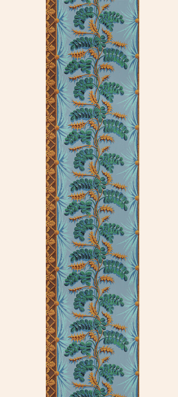 hembus-tapete-511-draperietapete-papiertapete-48-cm-blau-braun-gold image 2