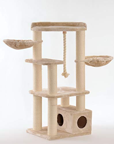 lycce-xxl-kratzbaum-alice-sisal-beige-143-cm-f-r-gro-e-und-schwere-katzen image 6