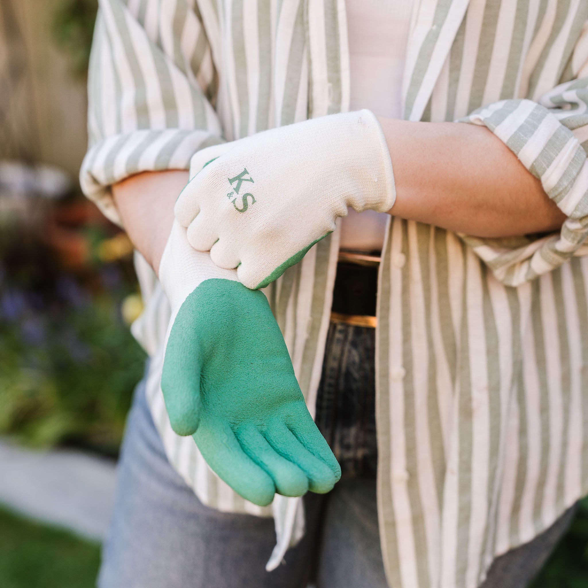kent-stowe-pistachio-bambus-gartenhandschuhe-medium image 2