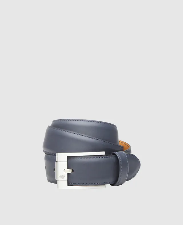 dinkelacker-levente-plain-ac-herreng-rtel-blau-antikcalf image 1