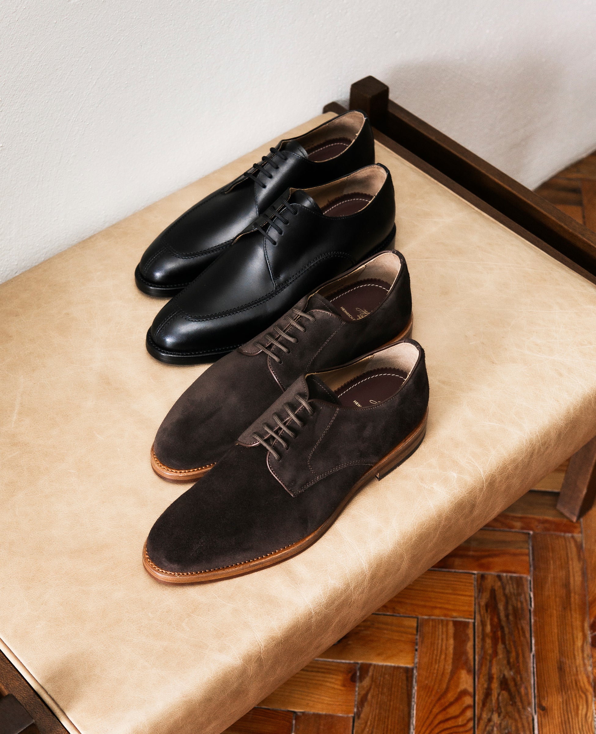 dinkelacker-luzern-derby-plain-v-herrenschuh-dunkelbraun-kalbsvelours image 2