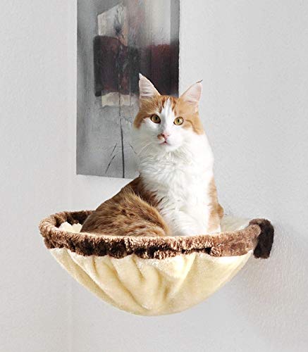 lycce-wandliege-kuschelnest-katzenmulde-pl-sch-38cm-beige-braun image 4