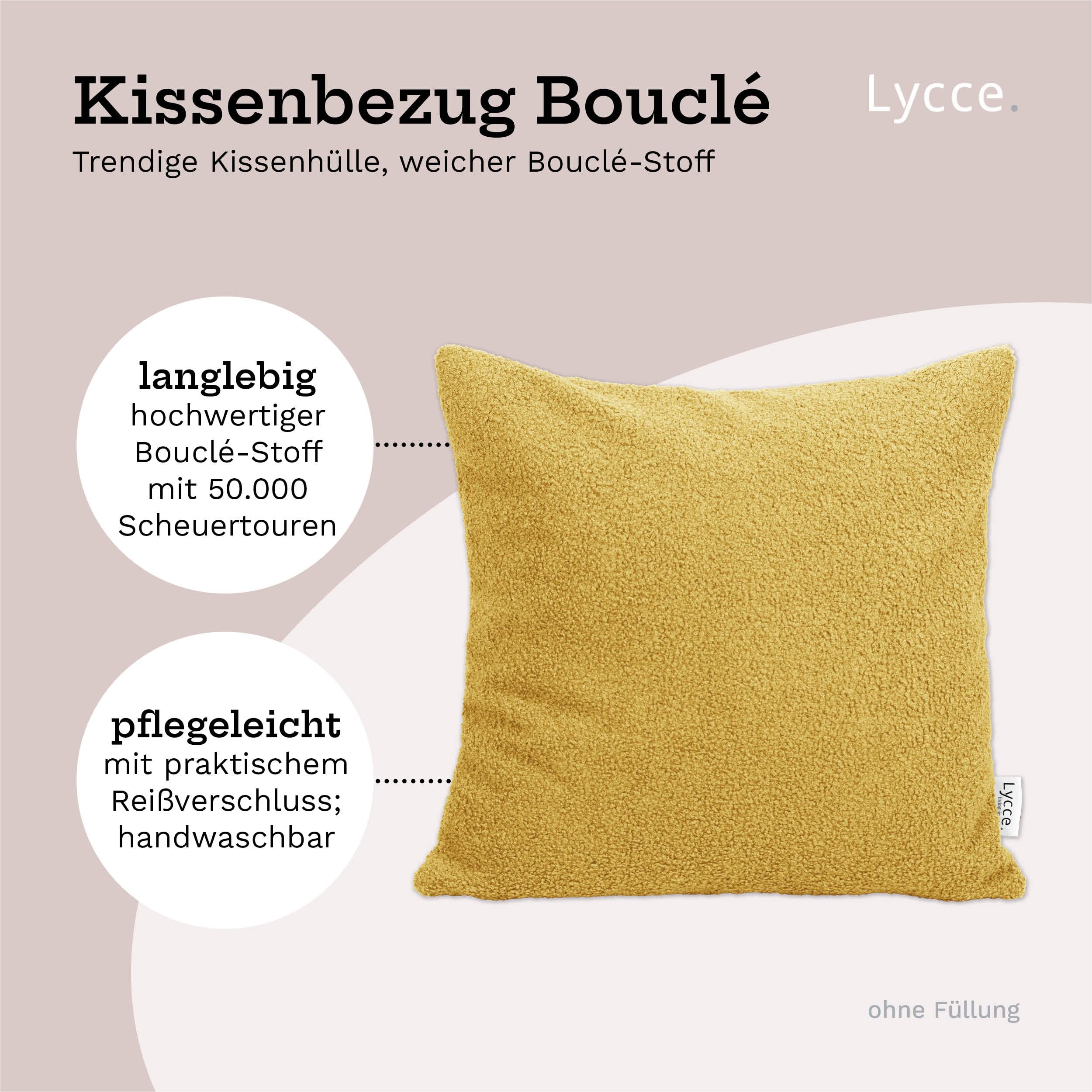 lycce-kissenh-lle-boucl-senf-mit-rei-verschluss image 2