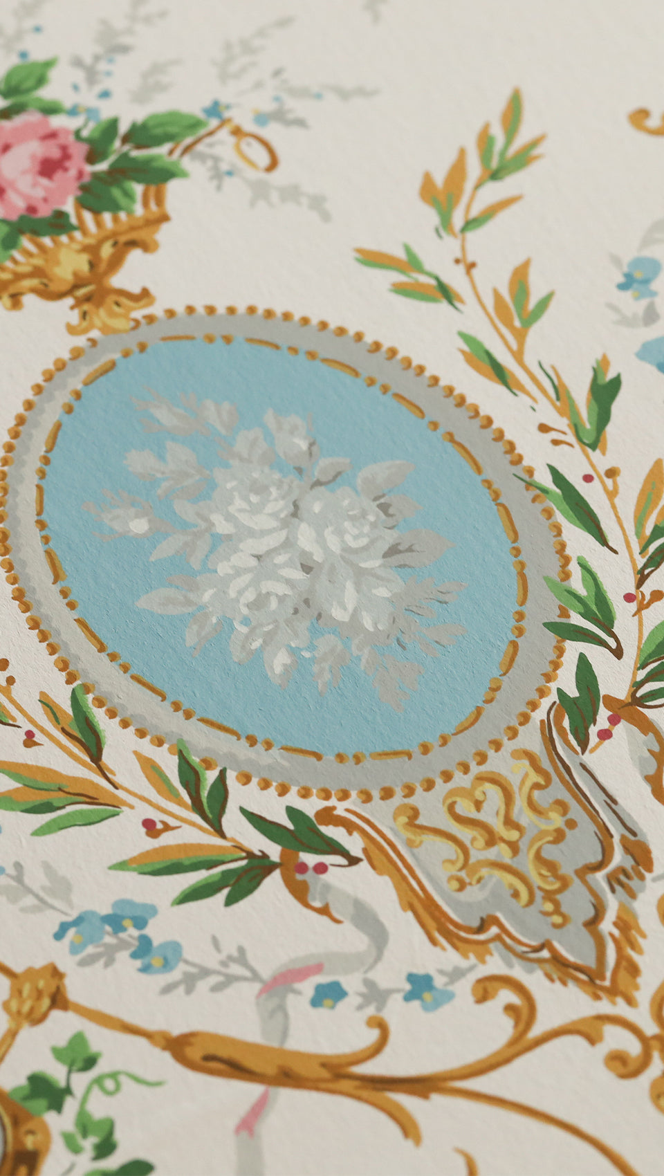 hembus-tapete-510-prinzessin-amalie-papiertapete-blau-gold image 2