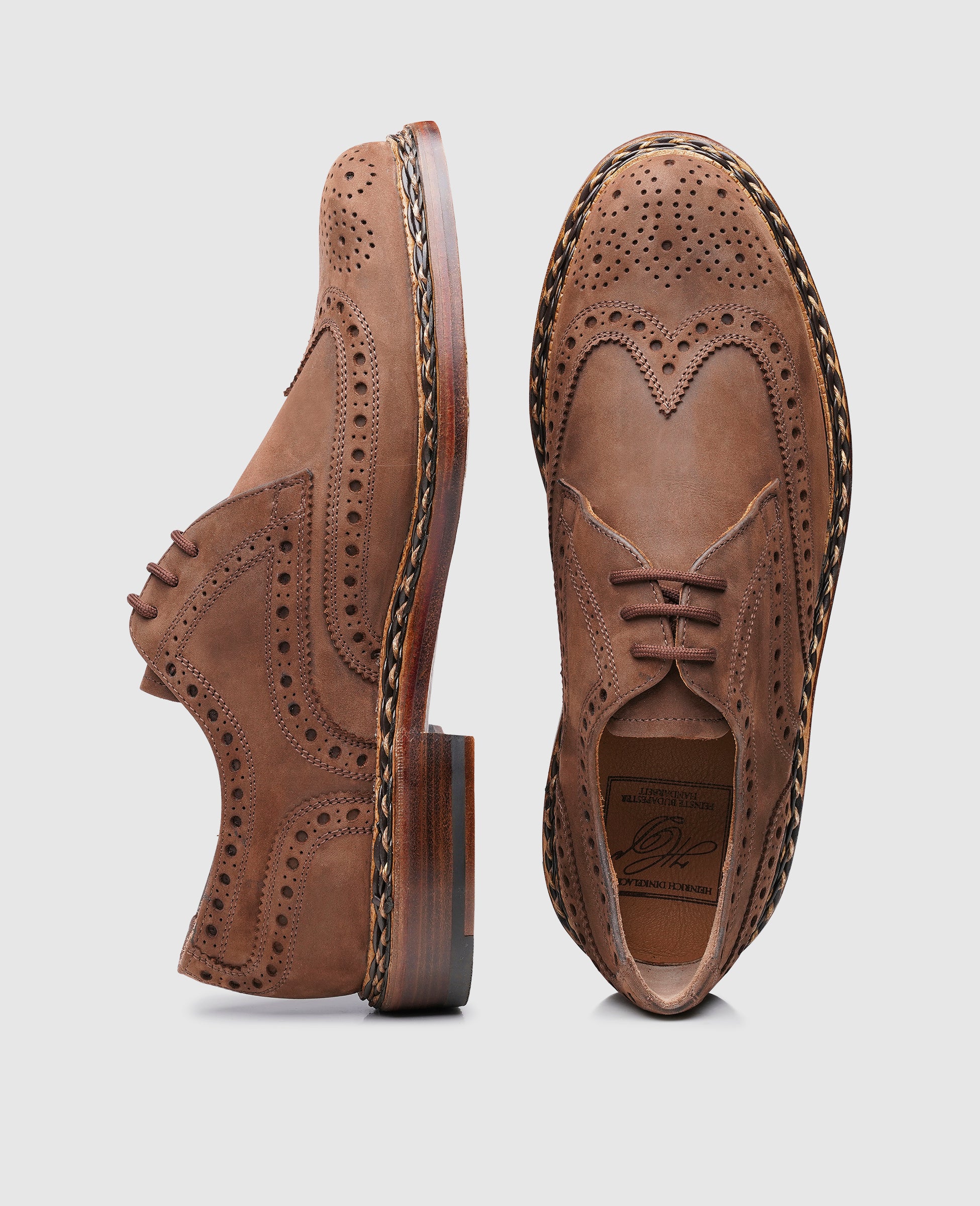 dinkelacker-buda-full-brogue-j-derby-herrenschuh-coffee image 5