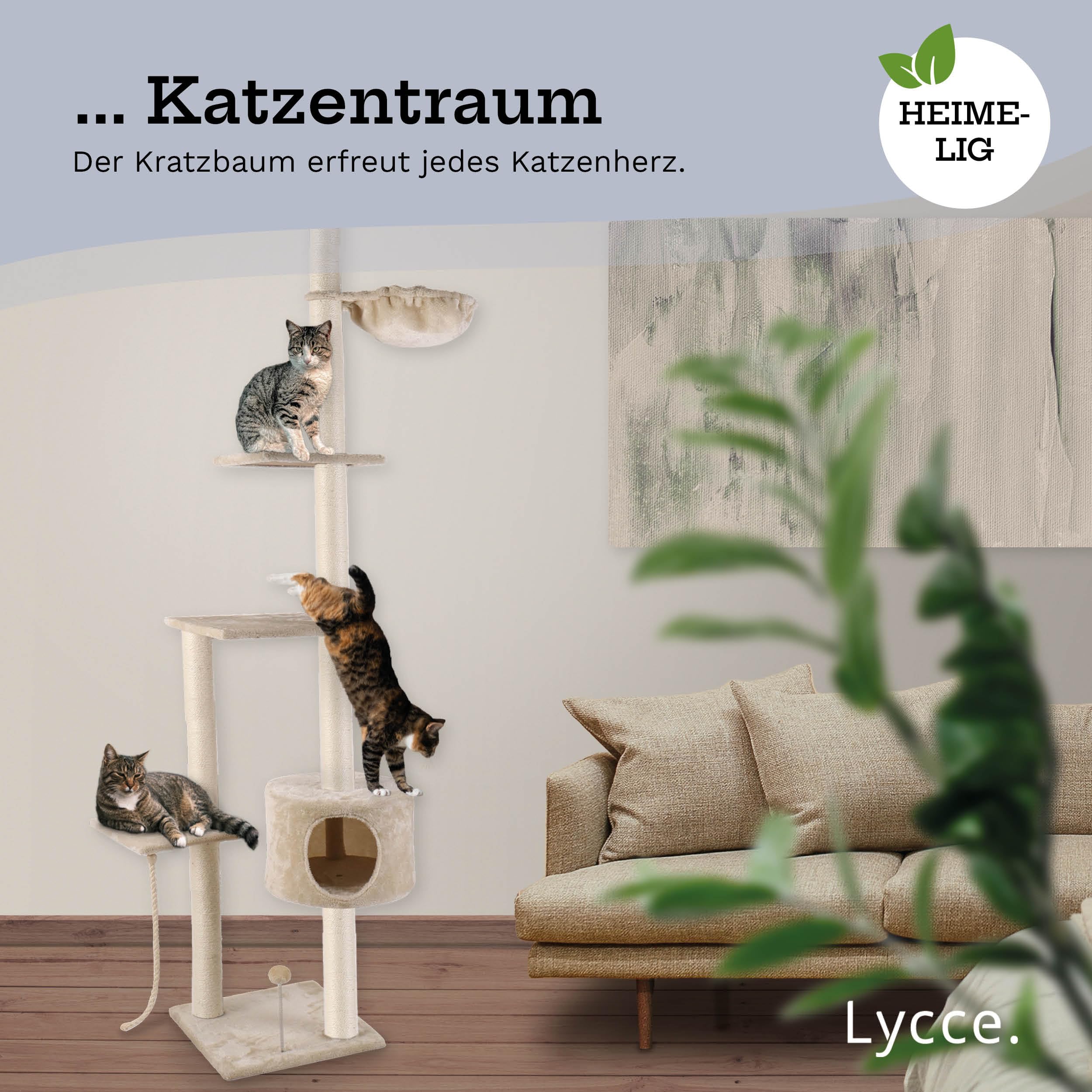 lycce-katzenbaum-tower-deckenhoch-230-260-cm-sisal-pl-sch-beige image 3