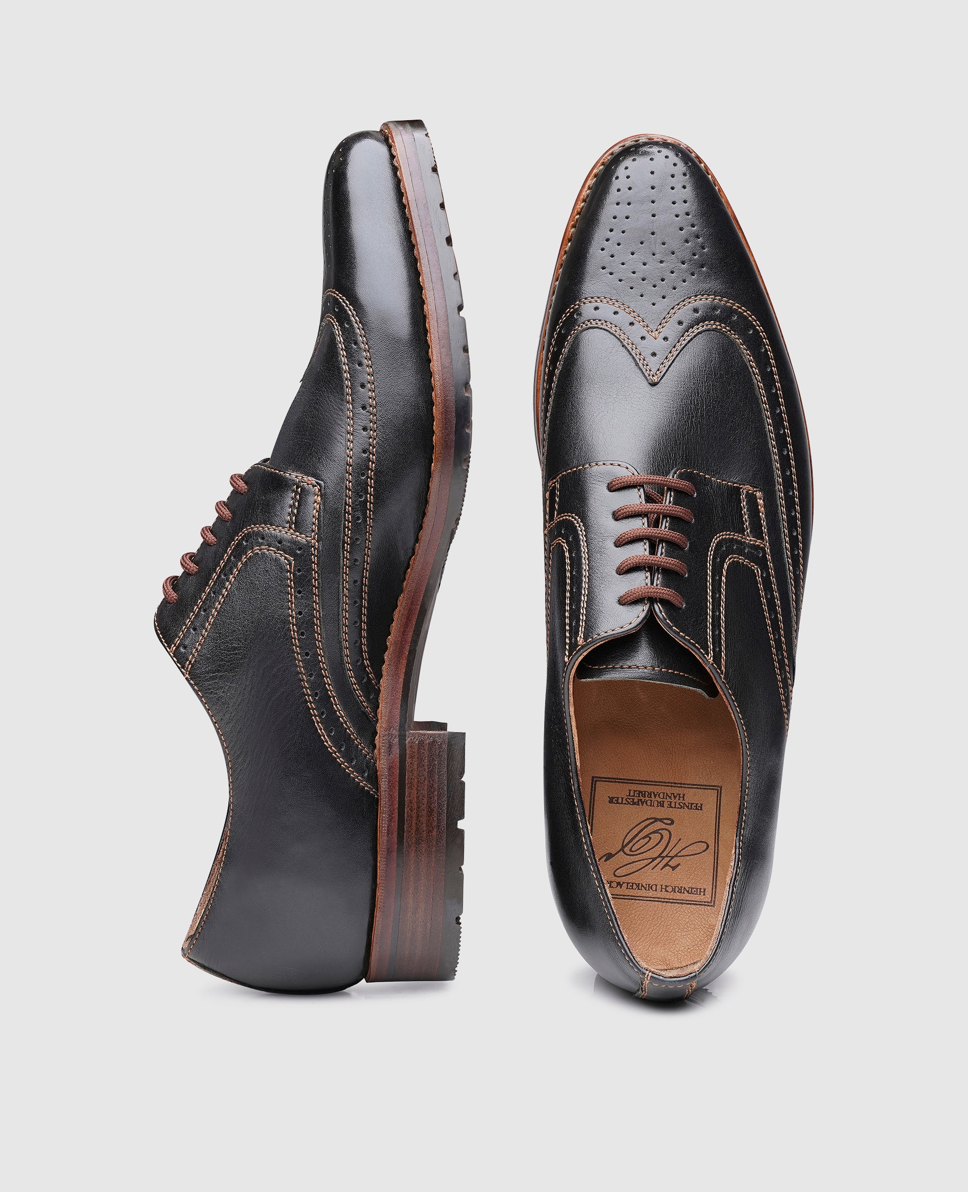 dinkelacker-milano-full-brogue-sc-halbschuh-schwarz-soft-calf image 5
