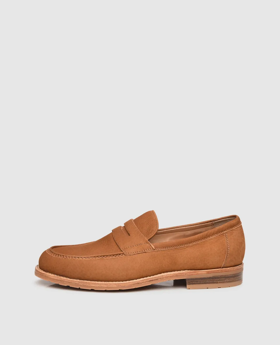 dinkelacker-wien-plain-bd-penny-loafer-natur-kalbsnubuk image 1