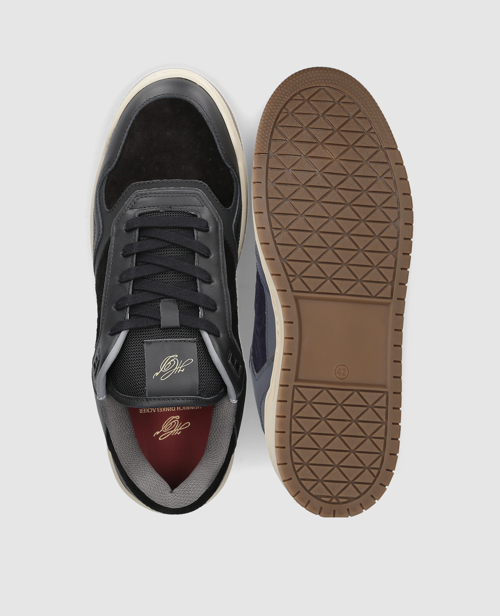 dinkelacker-los-angeles-sneaker-cl-schwarz-veloursleder image 7