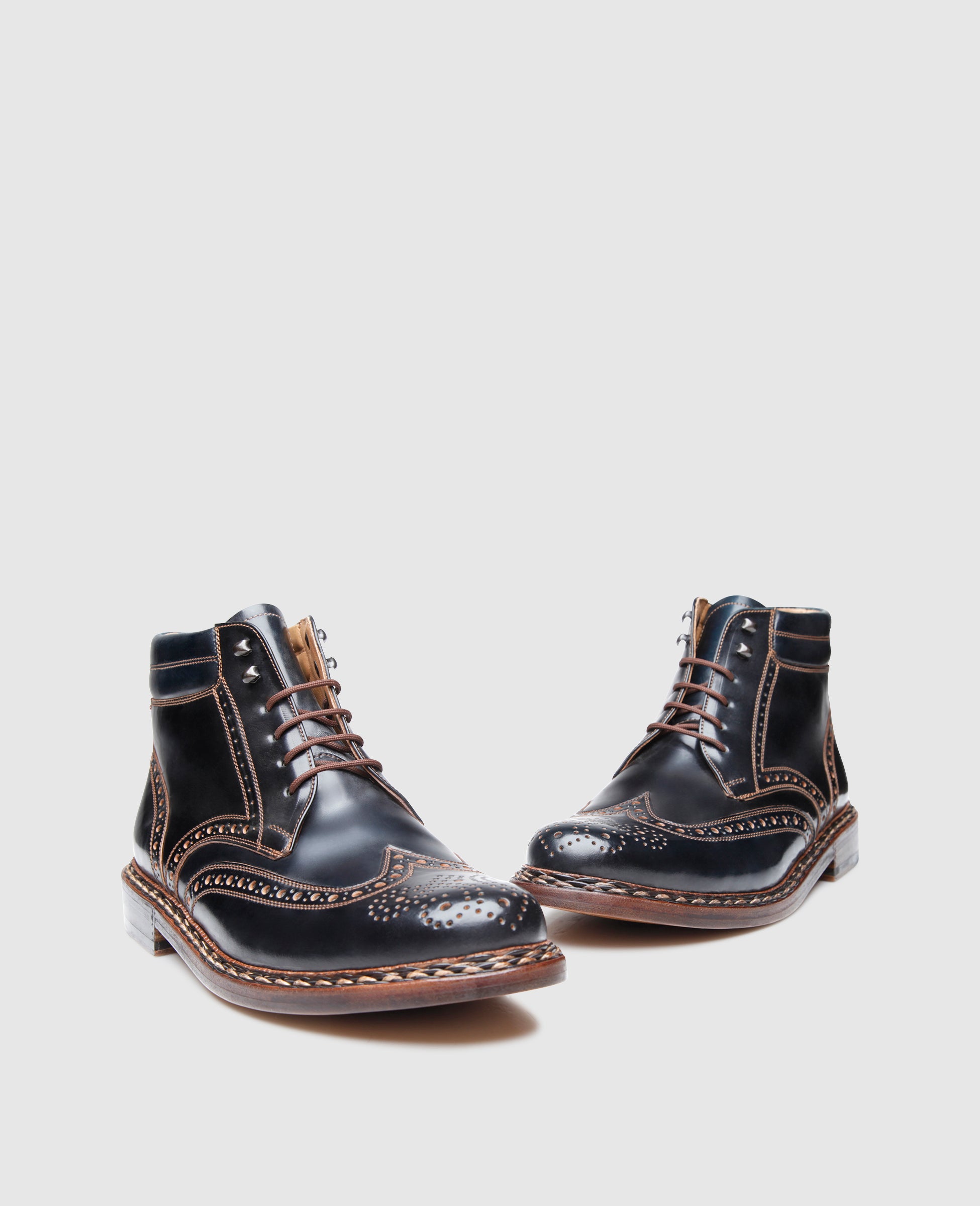 dinkelacker-buda-full-brogue-stiefel-c-schwarz-shell-cordovan image 5