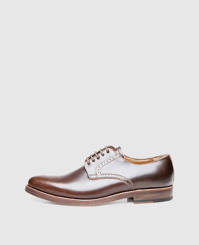 dinkelacker-milano-plain-c-derby-dark-cognac-shell-cordovan image 1