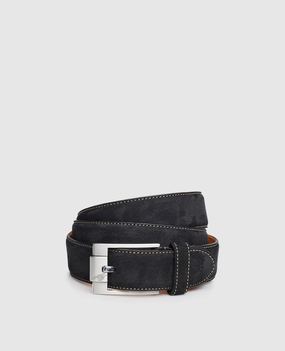 dinkelacker-milo-plain-bd-lederg-rtel-schwarz-35-mm-nubuk image 1