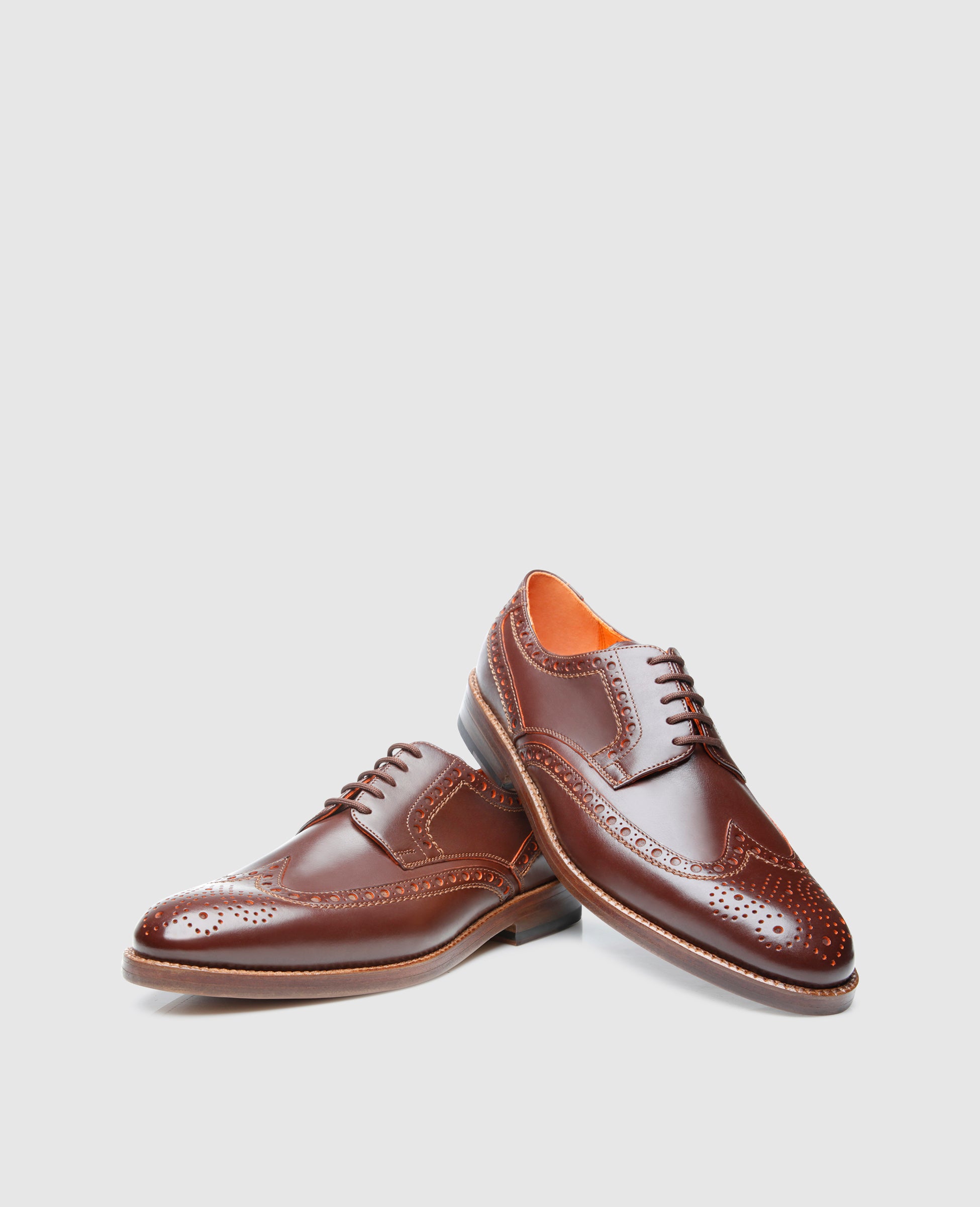 dinkelacker-luzern-full-brogue-derby-dunkelbraun-orange-kontrast image 5