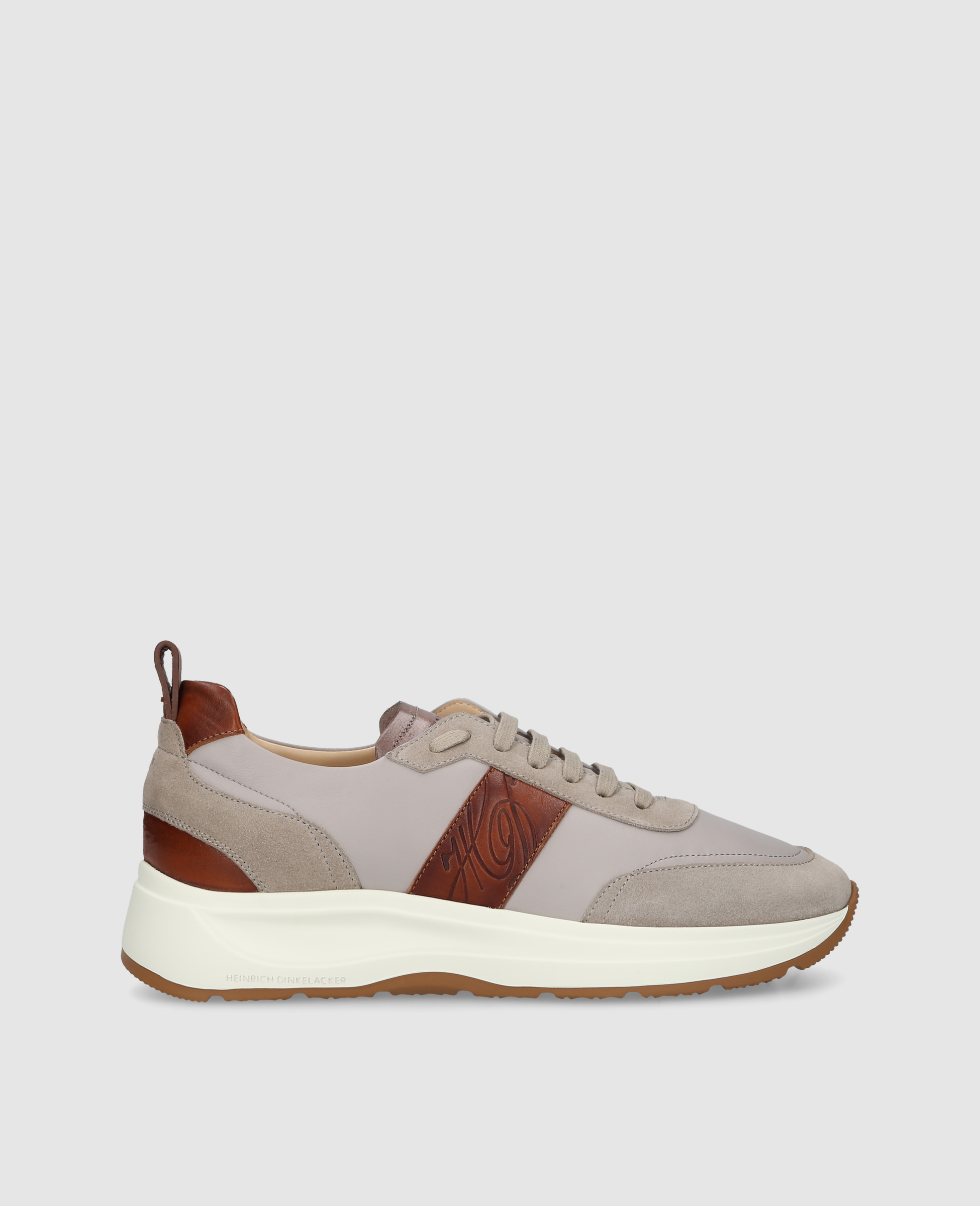 dinkelacker-toronto-sneaker-cl-sneaker-grau-braun-vachetta image 6