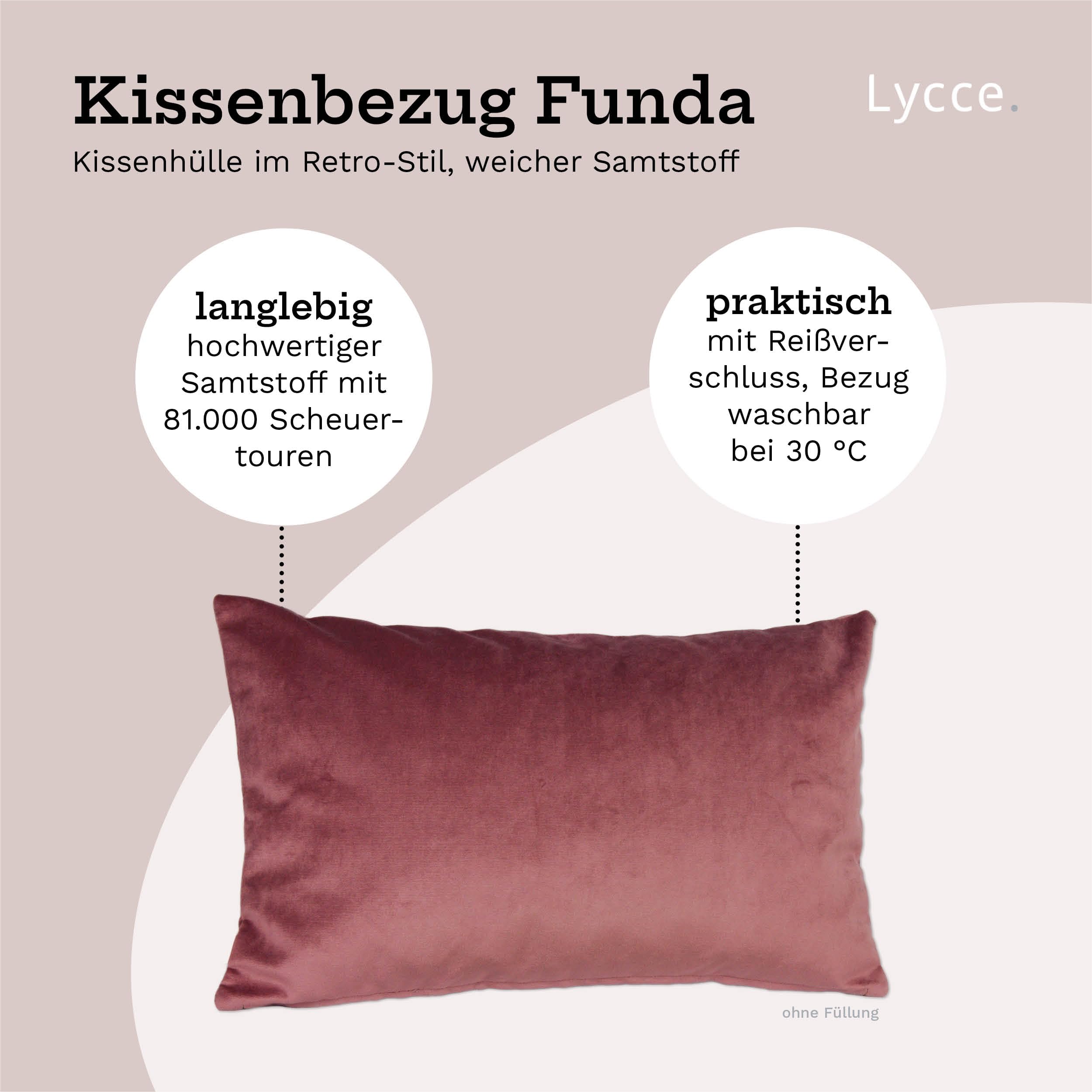 lycce-kissenbezug-funda-samt-ros-50-x-30-cm-mit-rei-verschluss image 2