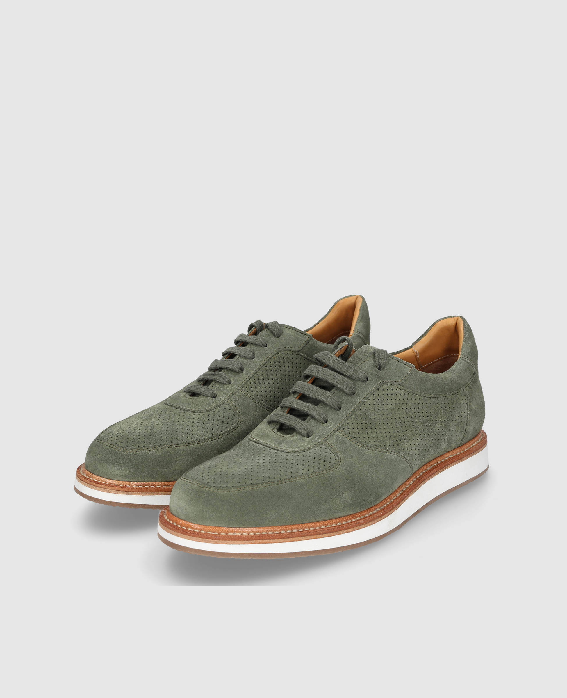 dinkelacker-london-sneaker-v-sneaker-gr-n-velours image 2