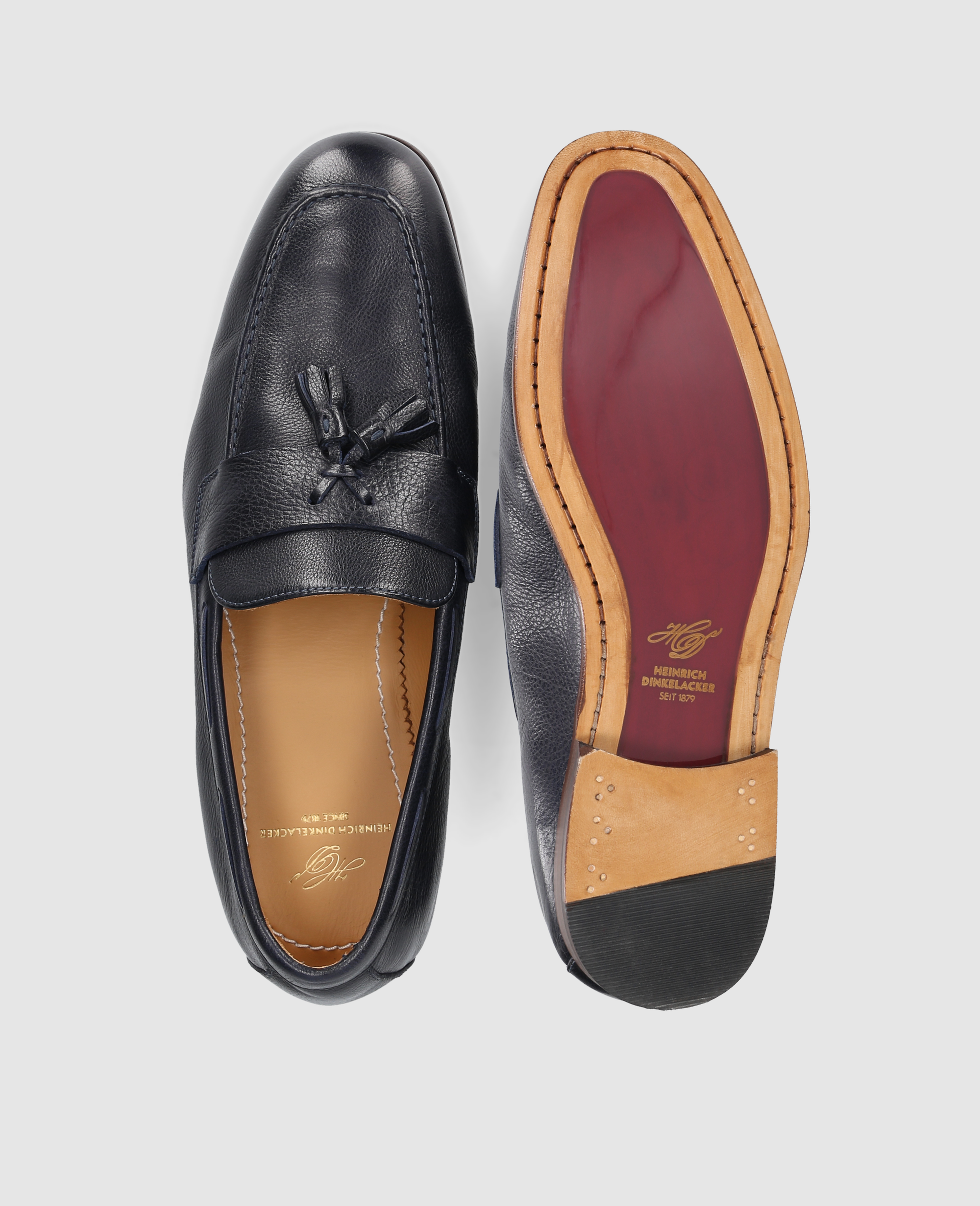dinkelacker-amalfi-plain-tassel-loafer-dunkelblau image 8