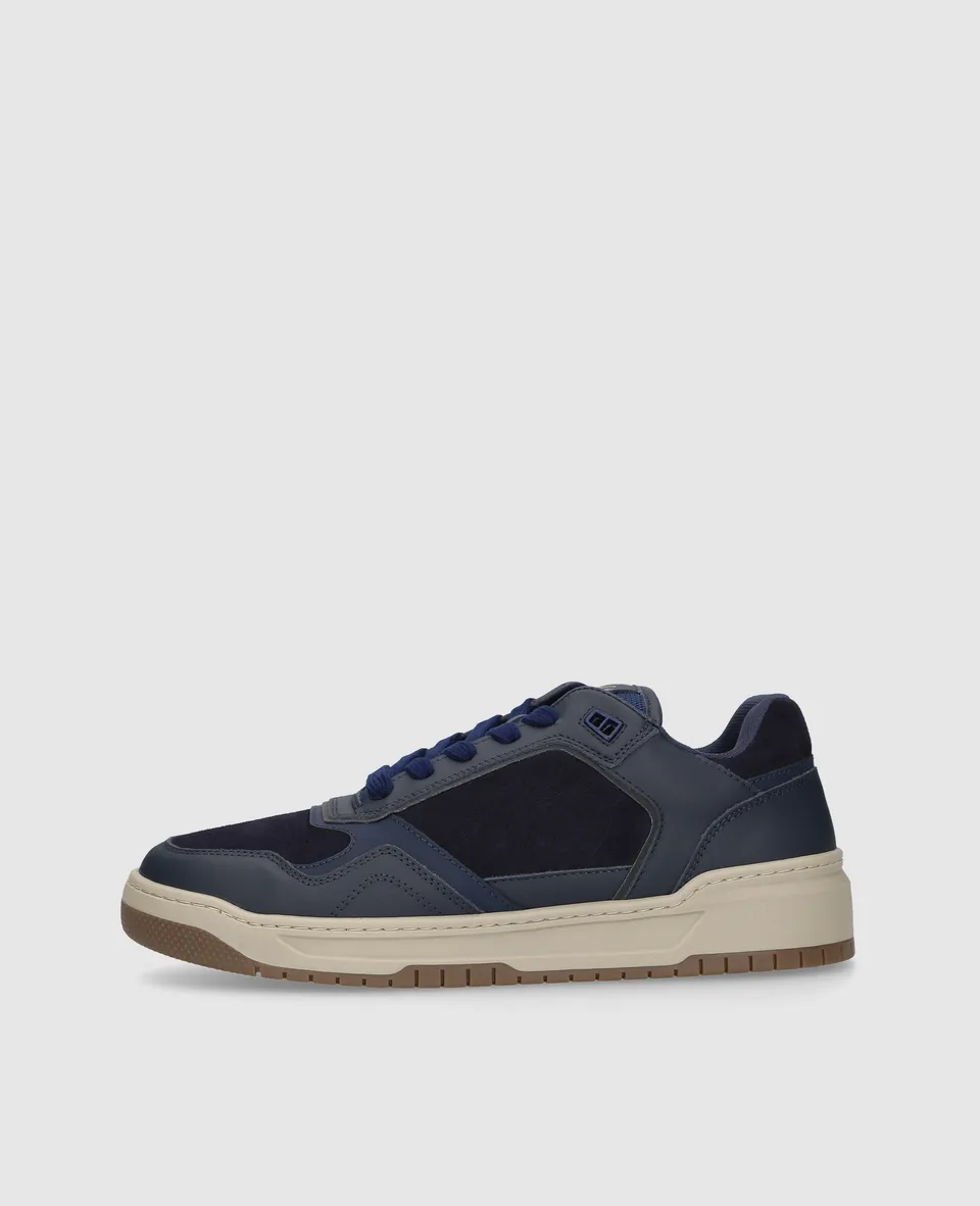 dinkelacker-los-angeles-sneaker-cl-dunkelblau-velours image 1