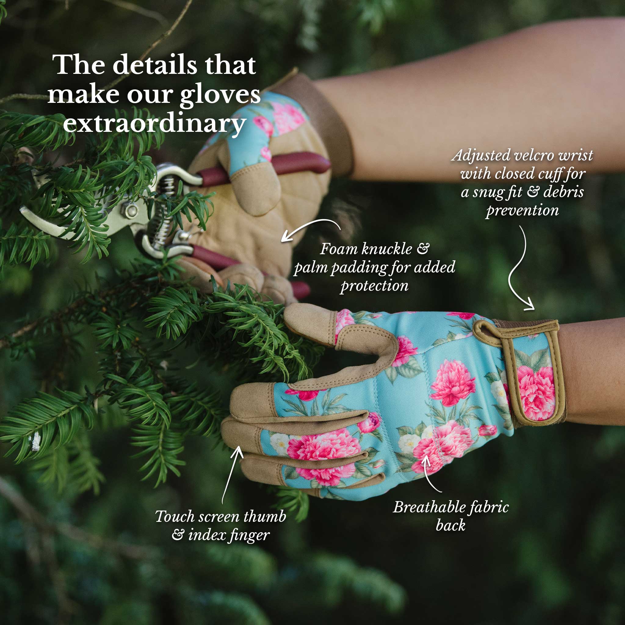 kent-stowe-aqua-peony-premium-comfort-handschuhe-damen-s image 2