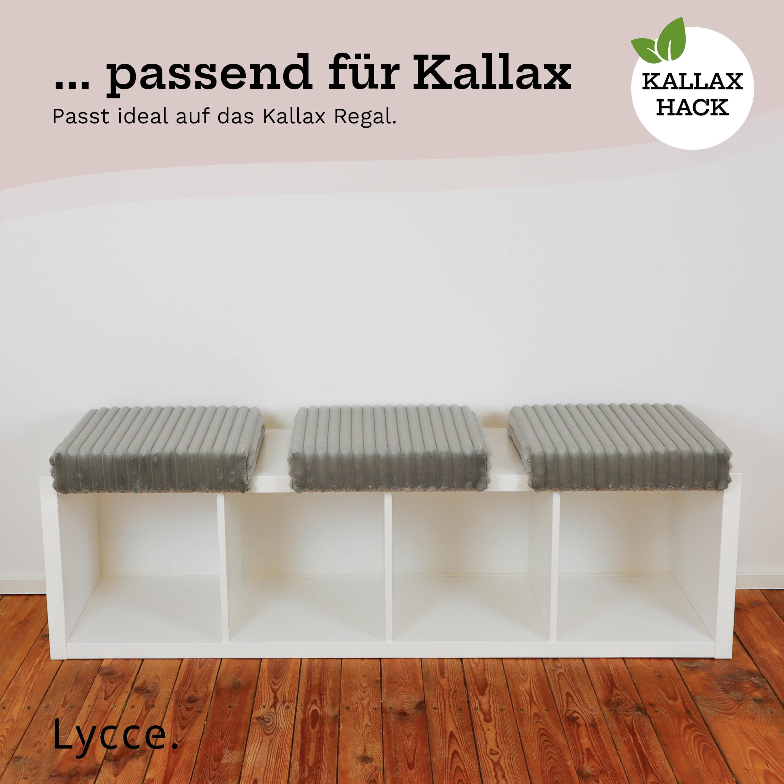 lycce-deluxe-klemmkissen-cord-grau-1-leiste-40x38x8-cm image 6