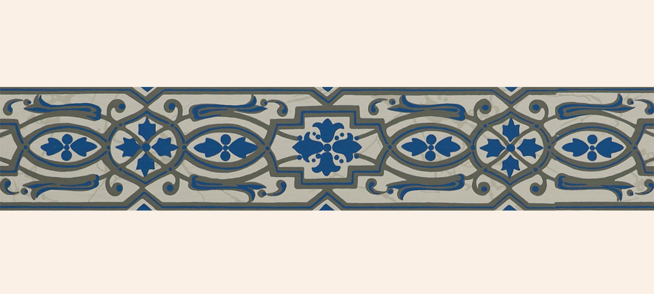 hembus-borte-541-marmor-mit-blumen-papiertapeten-borte-9-0-cm image 1