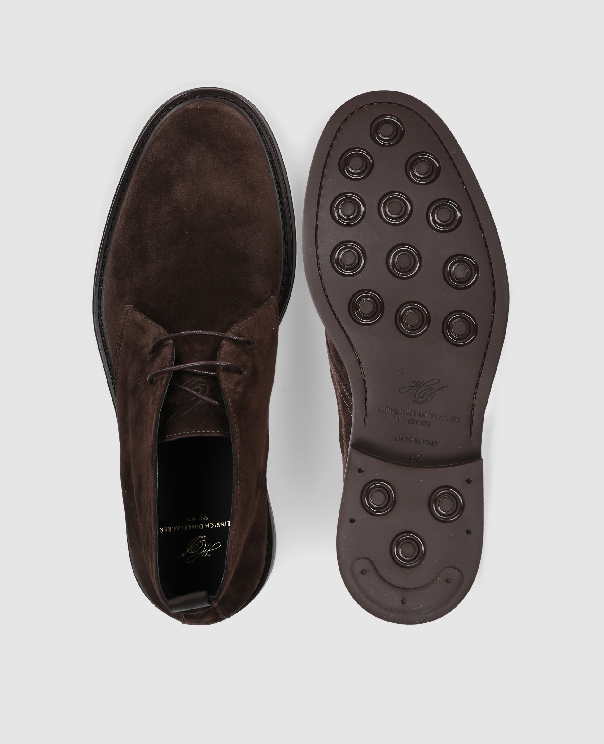 dinkelacker-florenz-plain-v-george-boot-dunkelbraun-velours-2 image 7