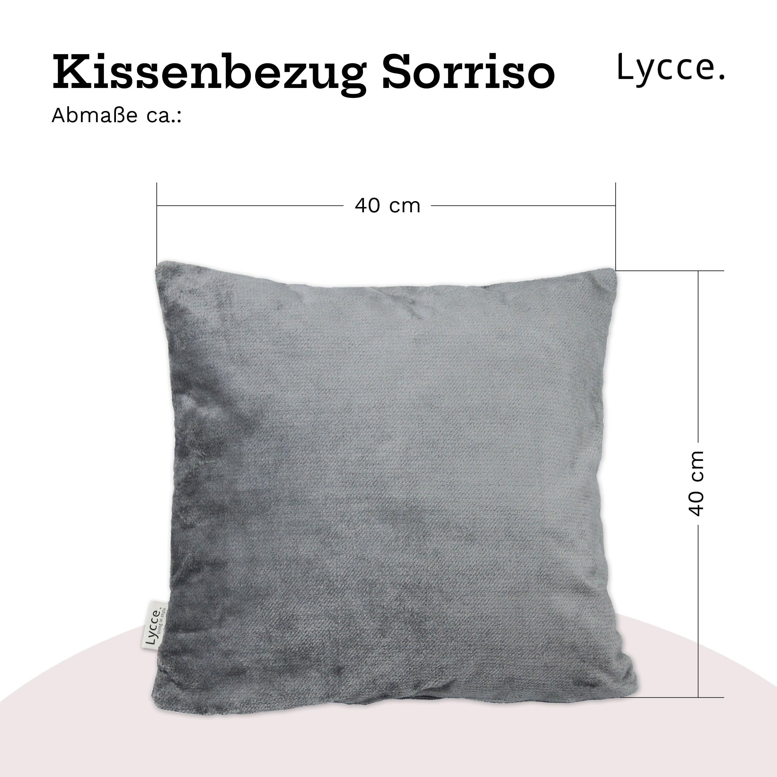 lycce-kissenbezug-sorriso-samt-grau-40-x-40-cm-mit-rei-verschluss image 3