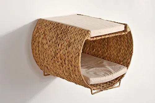 lycce-katzentunnel-katzenh-hle-mit-kissen-34-x-34-x-29-5-cm image 1