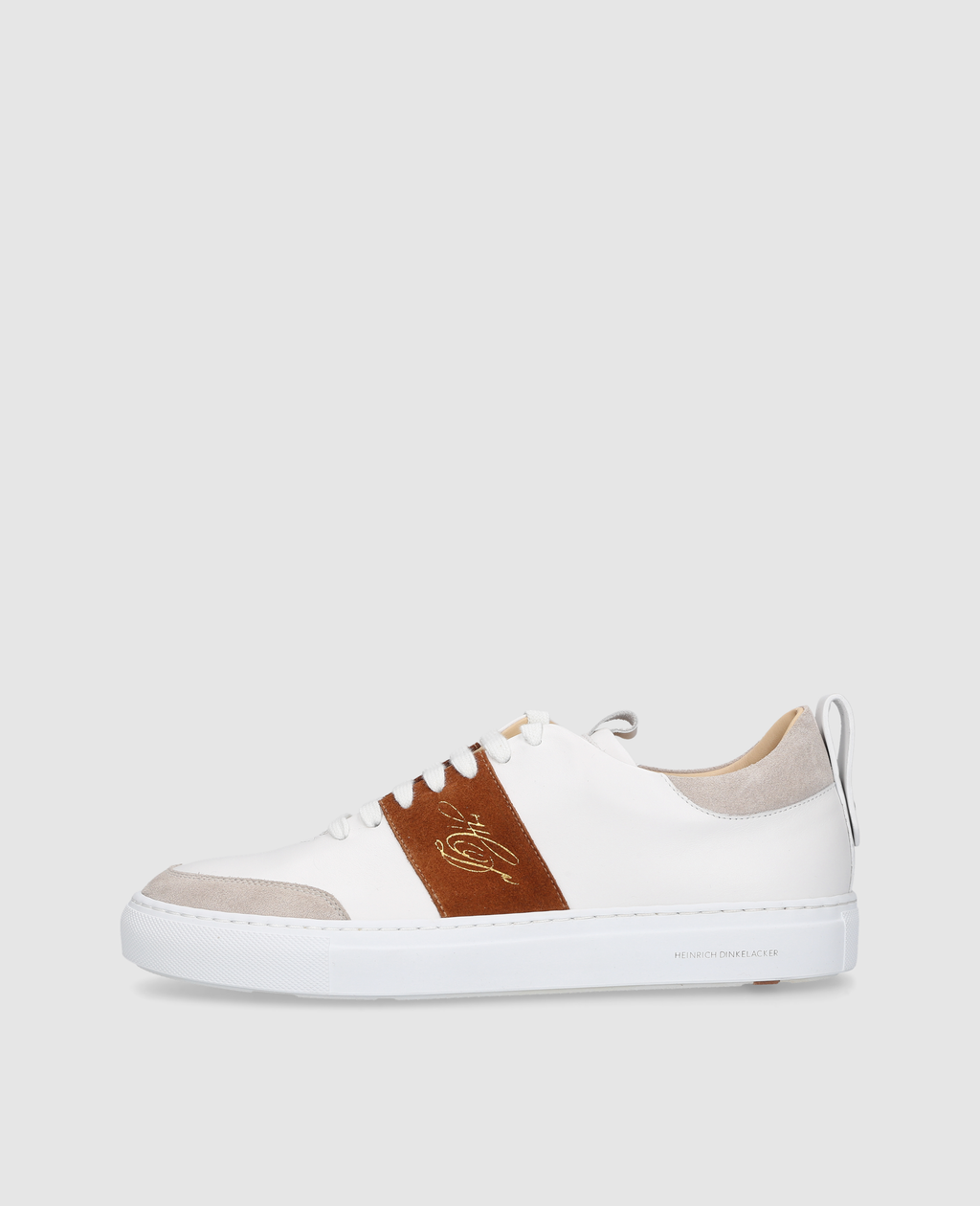 dinkelacker-turin-tennis-sneaker-np-wei-rotbraun-kalb-nappa image 1