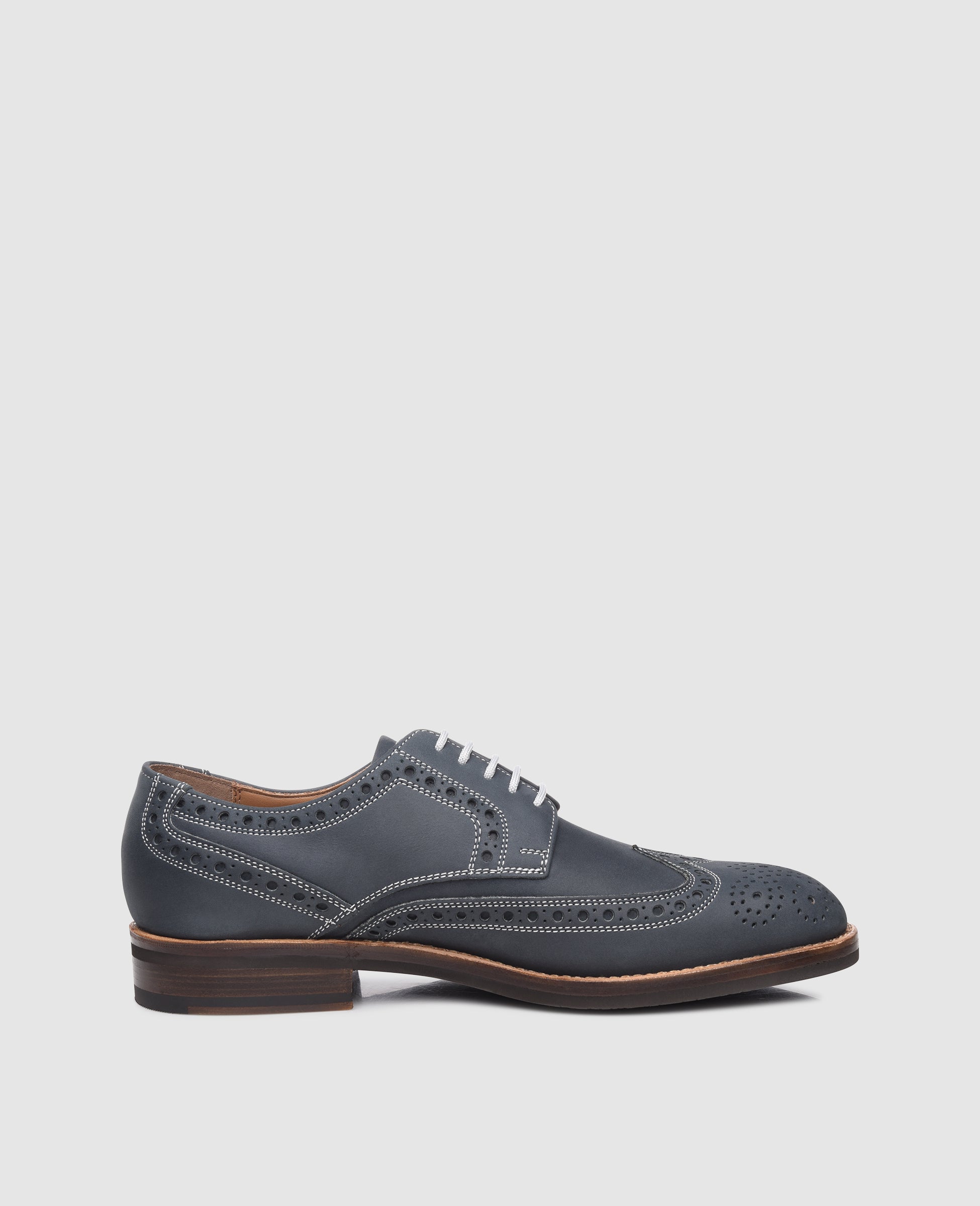 dinkelacker-luzern-full-brogue-j-derby-jeans-blau image 3