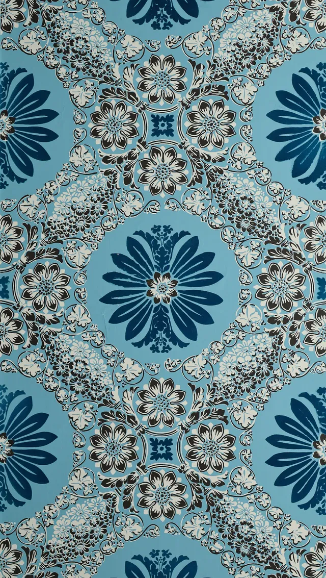 hembus-tapete-684-a-archibald-douglas-blau-papiertapete image 1