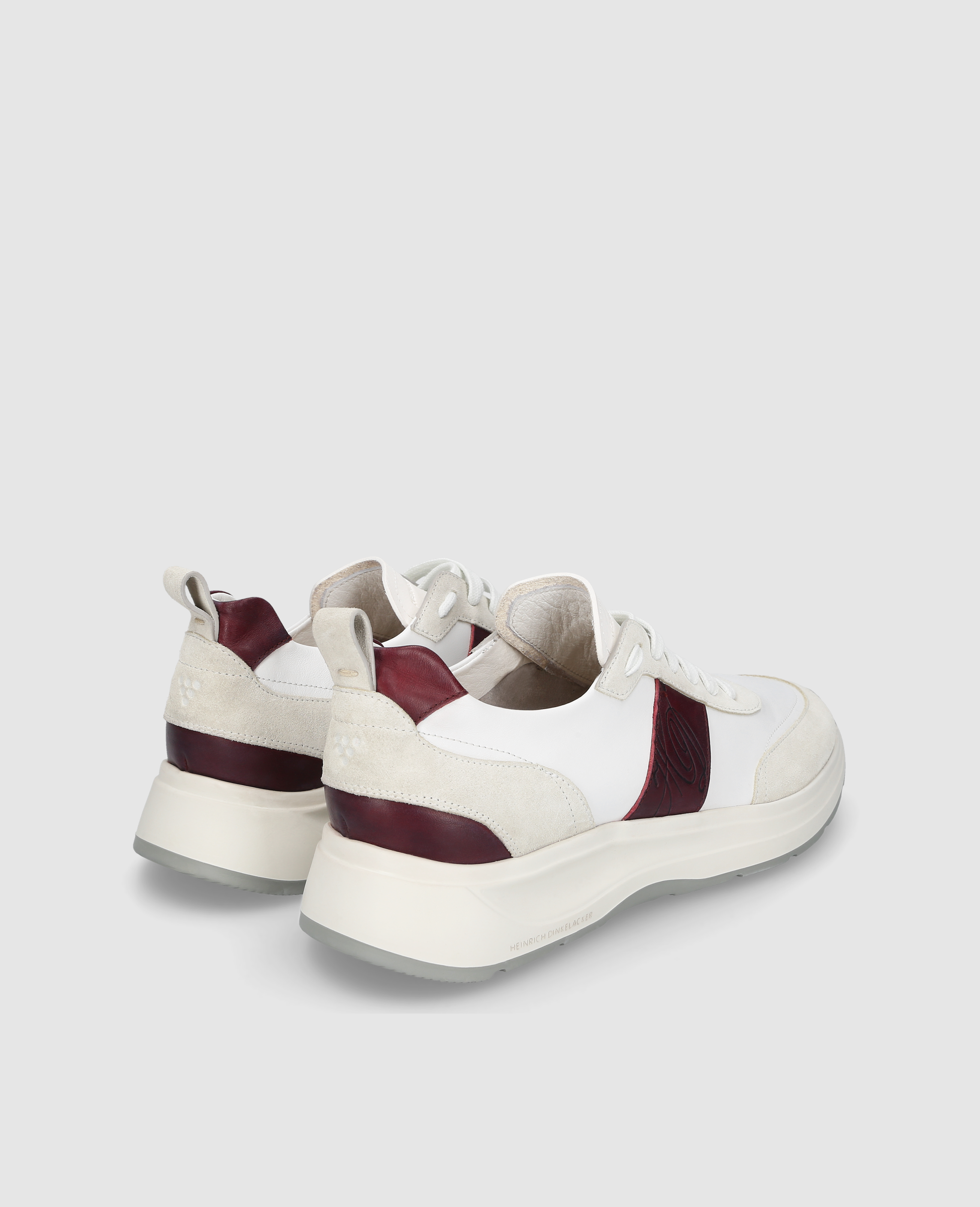 dinkelacker-toronto-sneaker-cl-herren-sneaker-wei-bordo image 4