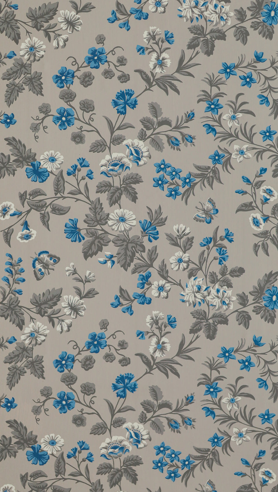 hembus-tapete-435-blaue-blumen-papiertapete-biedermeier image 1