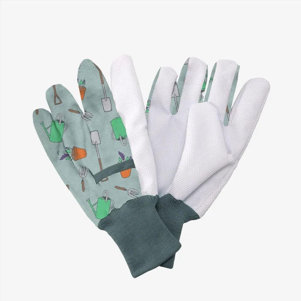 kent-stowe-garden-icons-baumwoll-handschuhe-small-mit-grip-punkten image 1