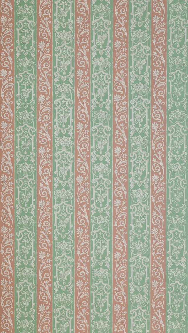 hembus-tapete-4060-ludwig-richter-papiertapete-50-cm-gr-n-ros image 1
