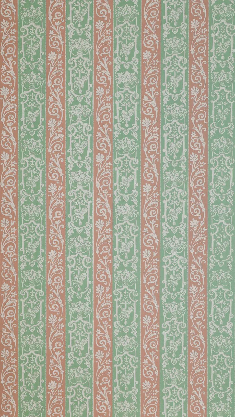 hembus-tapete-4060-ludwig-richter-papiertapete-50-cm-gr-n-ros image 1