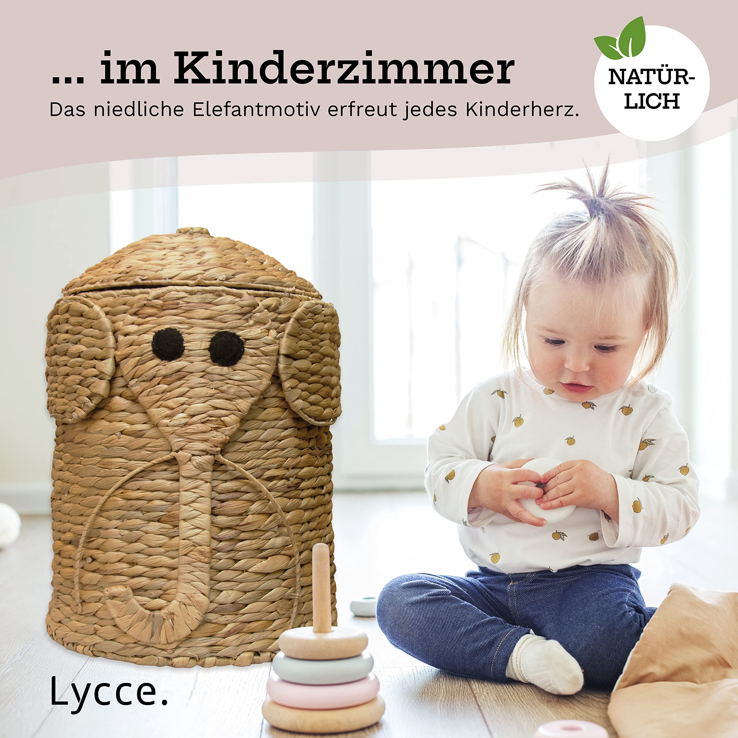 lycce-w-schekorb-mit-deckel-28l-elefant-wasserhyazinthe-natur-d30xh41-cm image 7