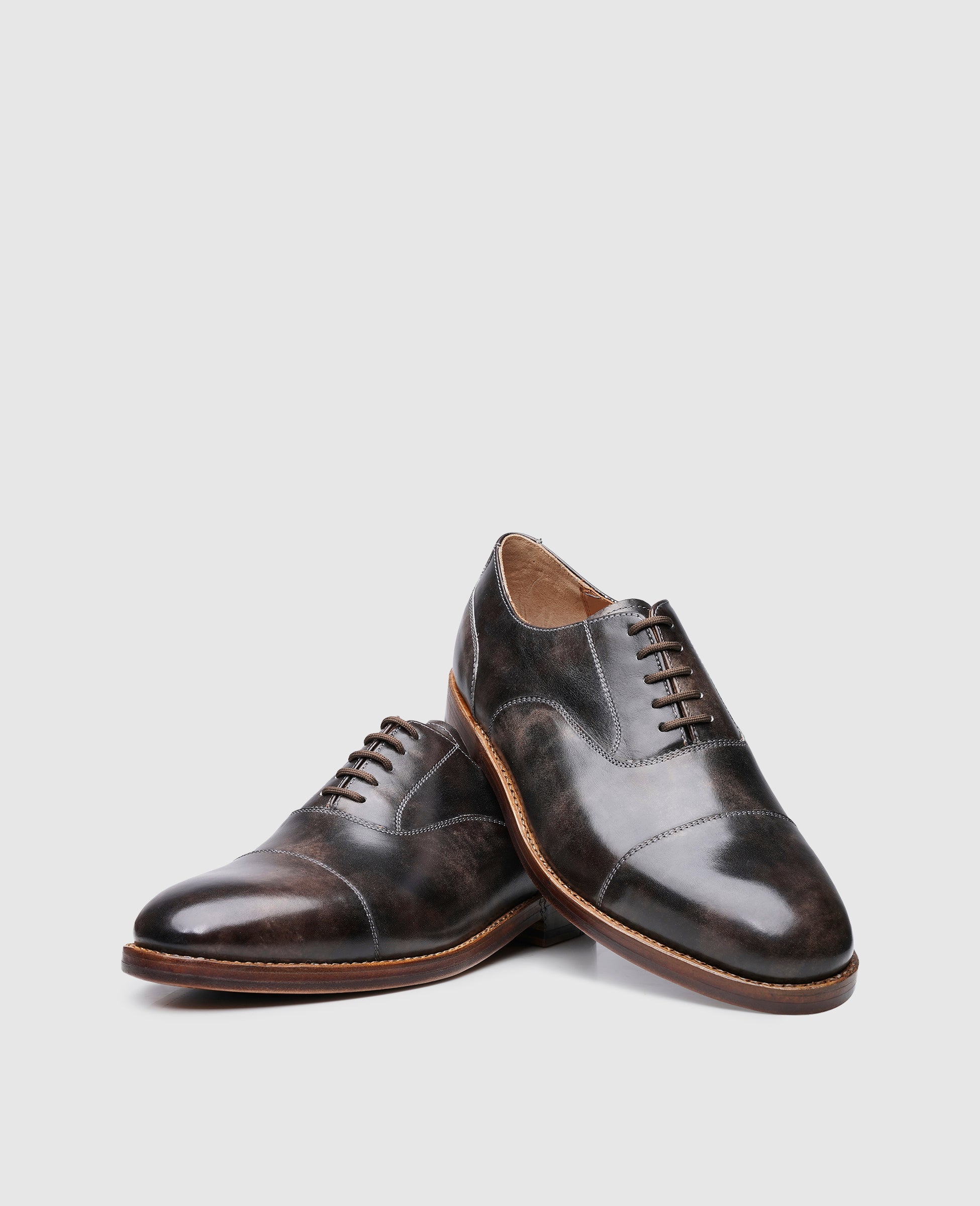 dinkelacker-london-captoe-tc-herren-oxford-asphalt-grau image 4